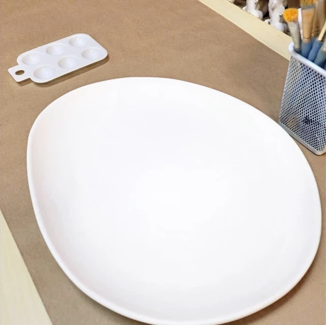 Blank plate to be made at Crock A Doodle