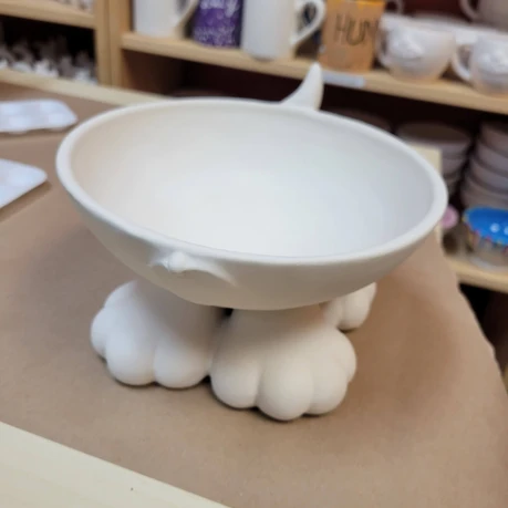 Blank bowl to be made at Crock A Doodle